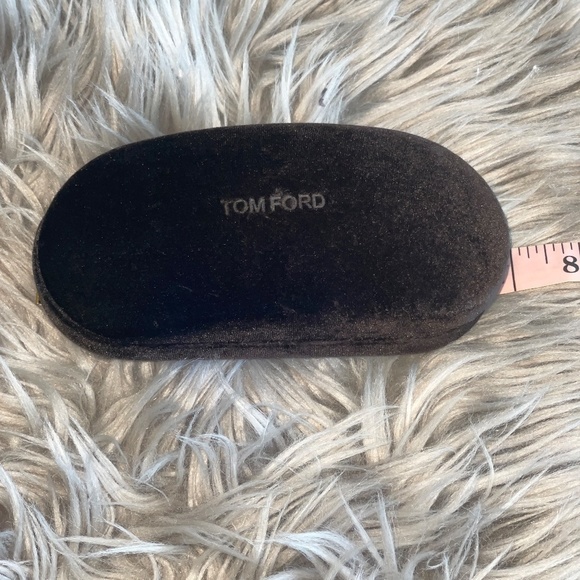 EUC Tom Ford Velvet Brown Sunglass Case 7.5" - Picture 4 of 5